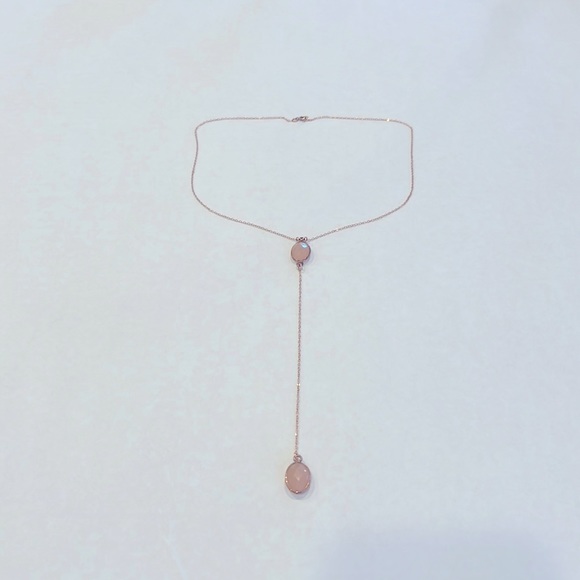 April Soderstrom rose gold drop necklace - Picture 1 of 3
